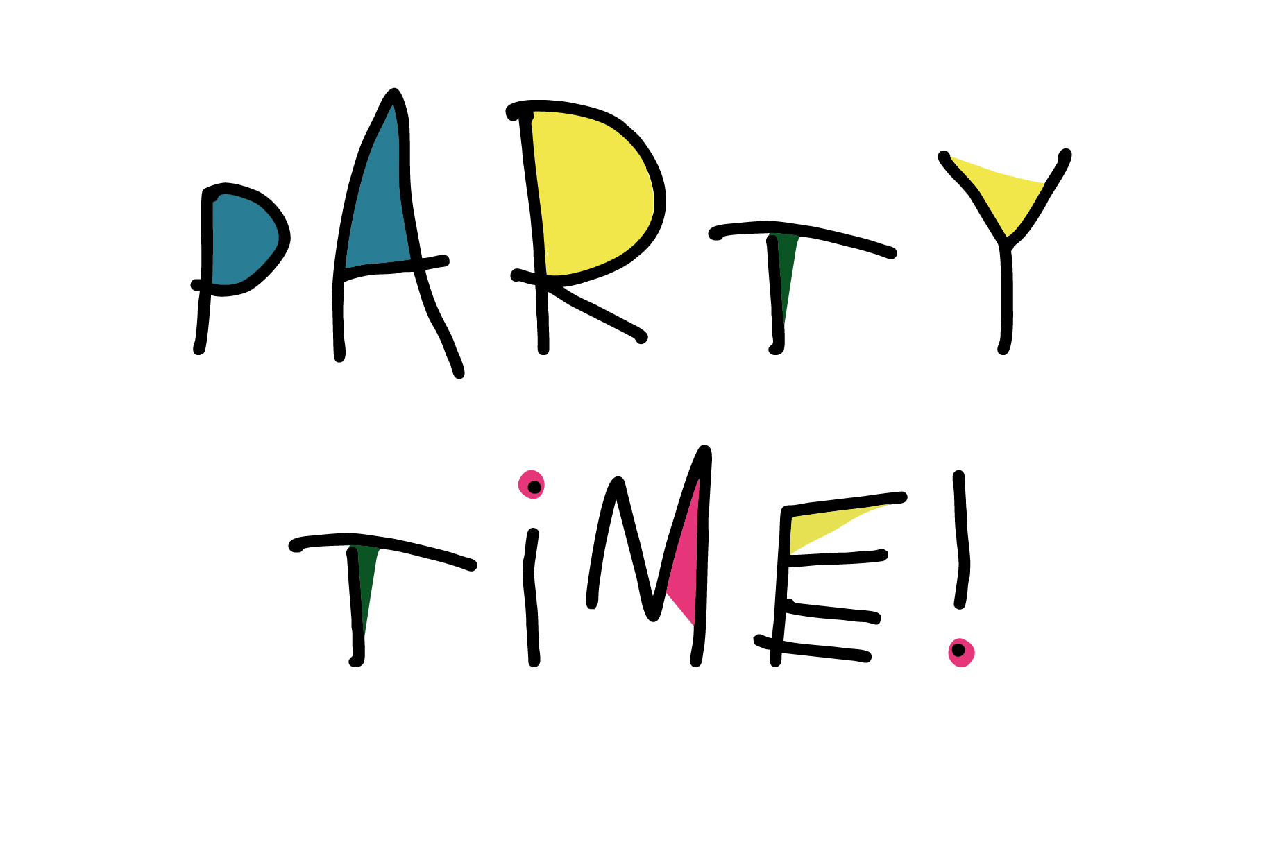 Use this font for your party.