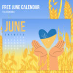 10 Free Editable June Calendars – MasterBundles