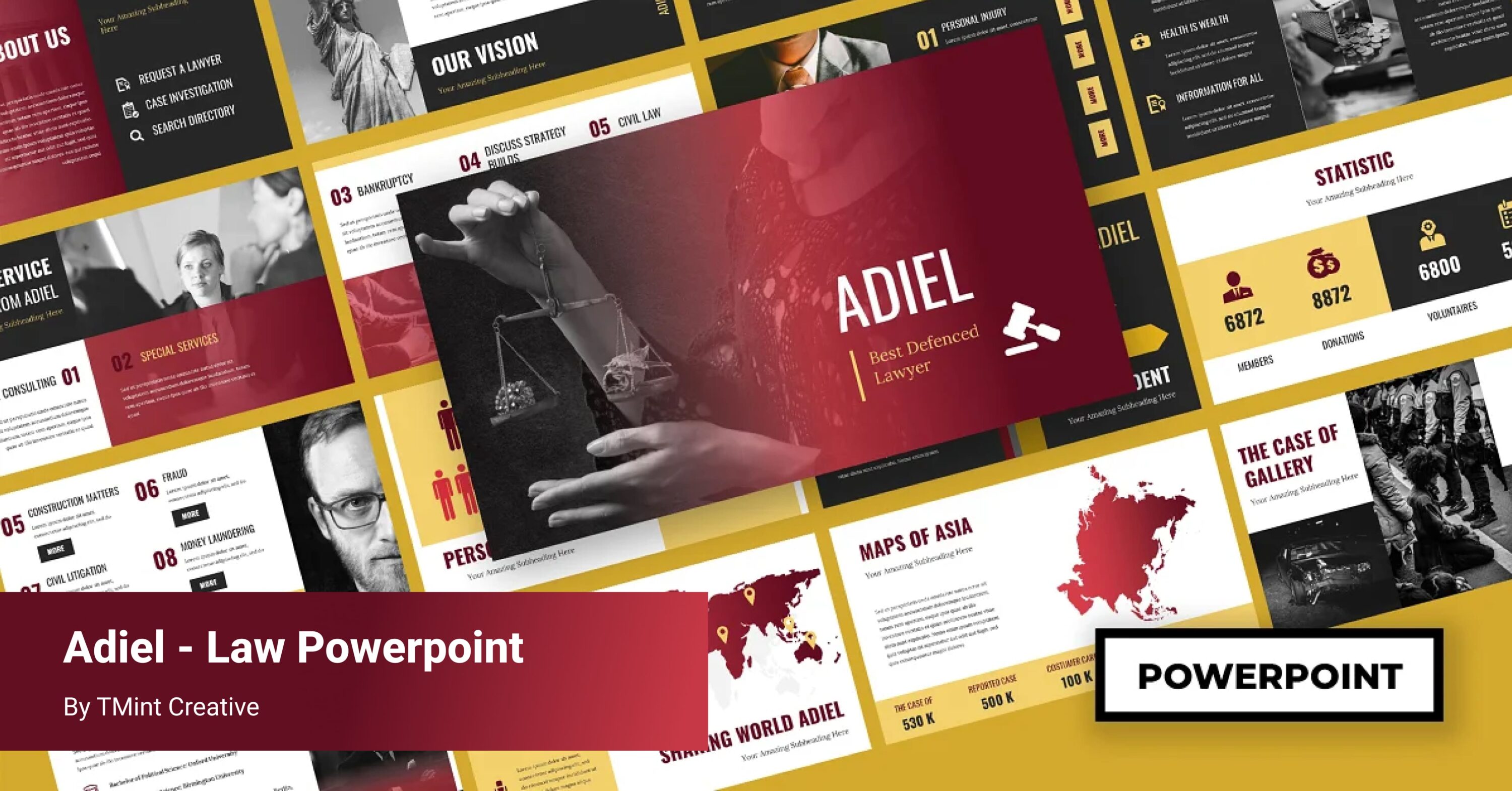 Adiel - Law Powerpoint – MasterBundles