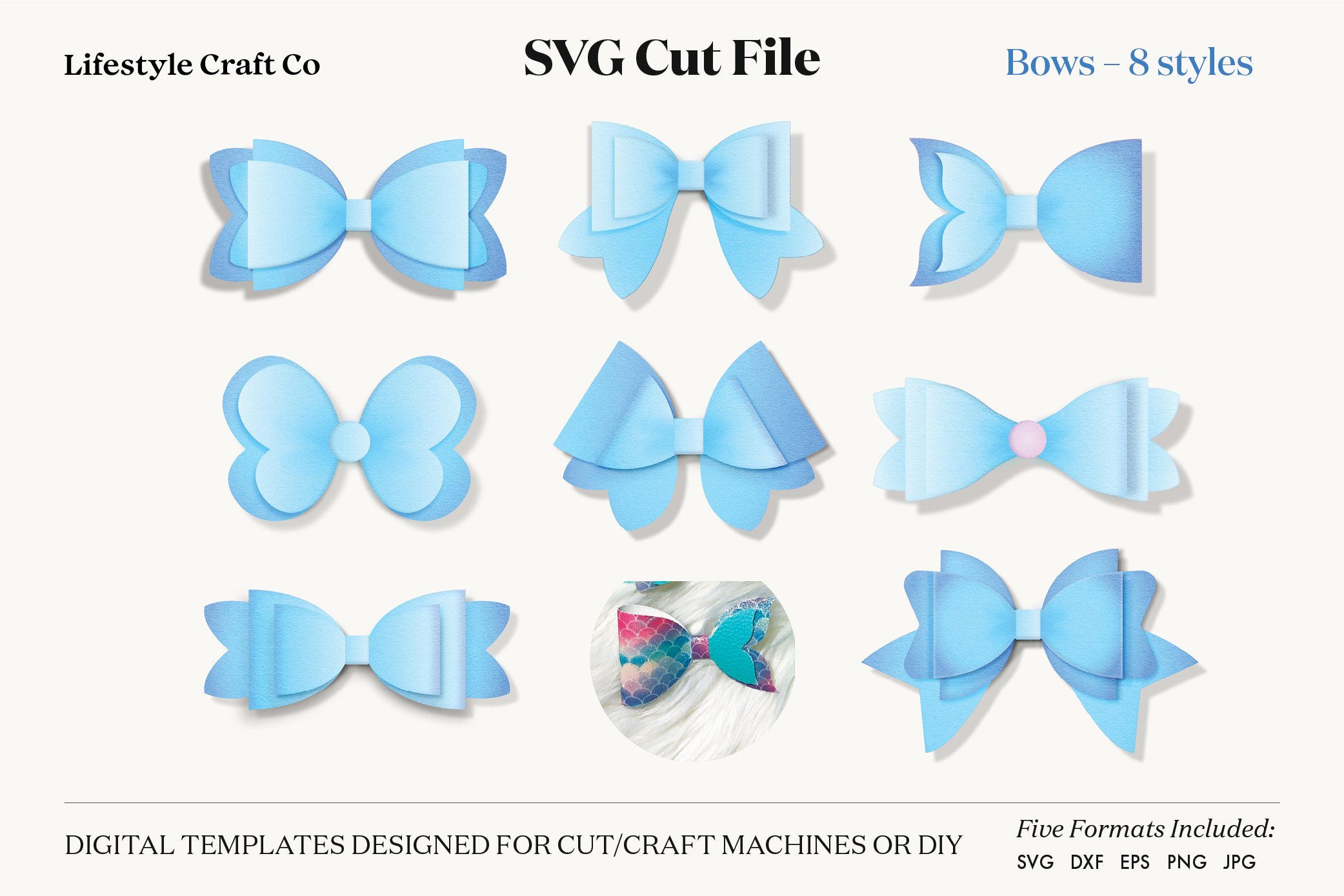 Bows in the different shapes.