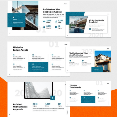 Arcitec - Simple Architecture PowerPoint – MasterBundles