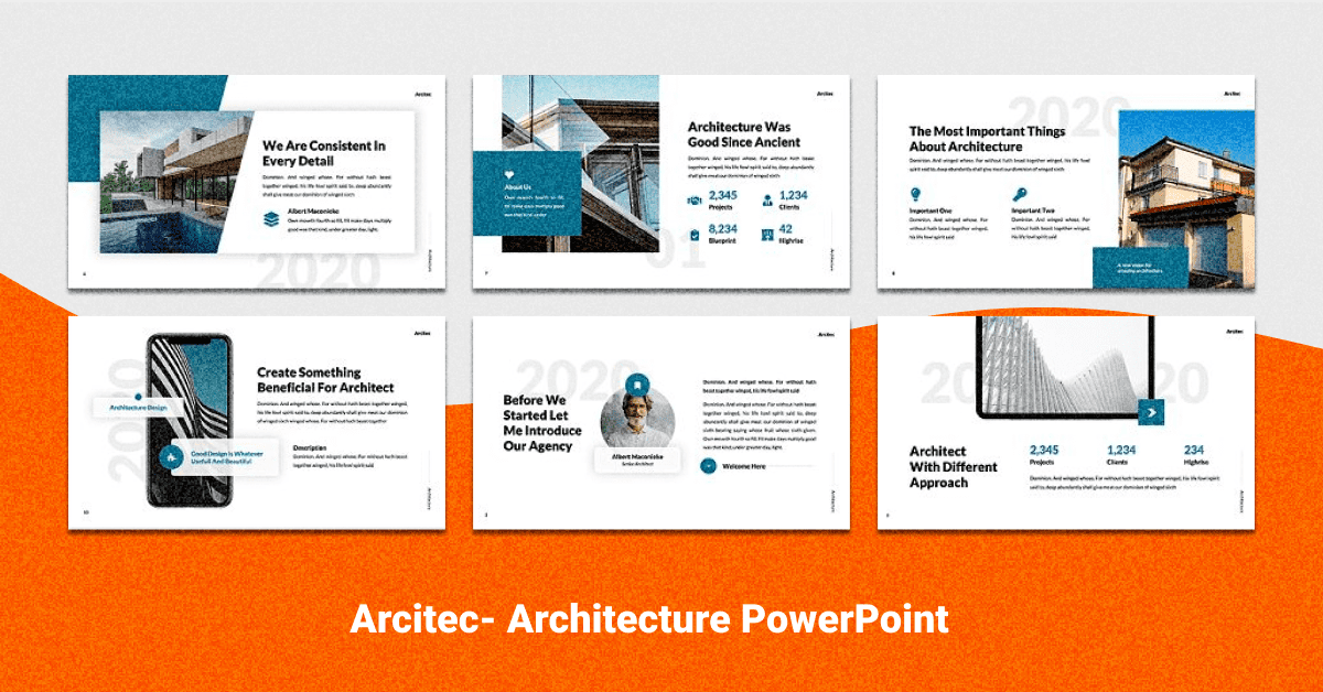 Arcitec - Simple Architecture PowerPoint – MasterBundles