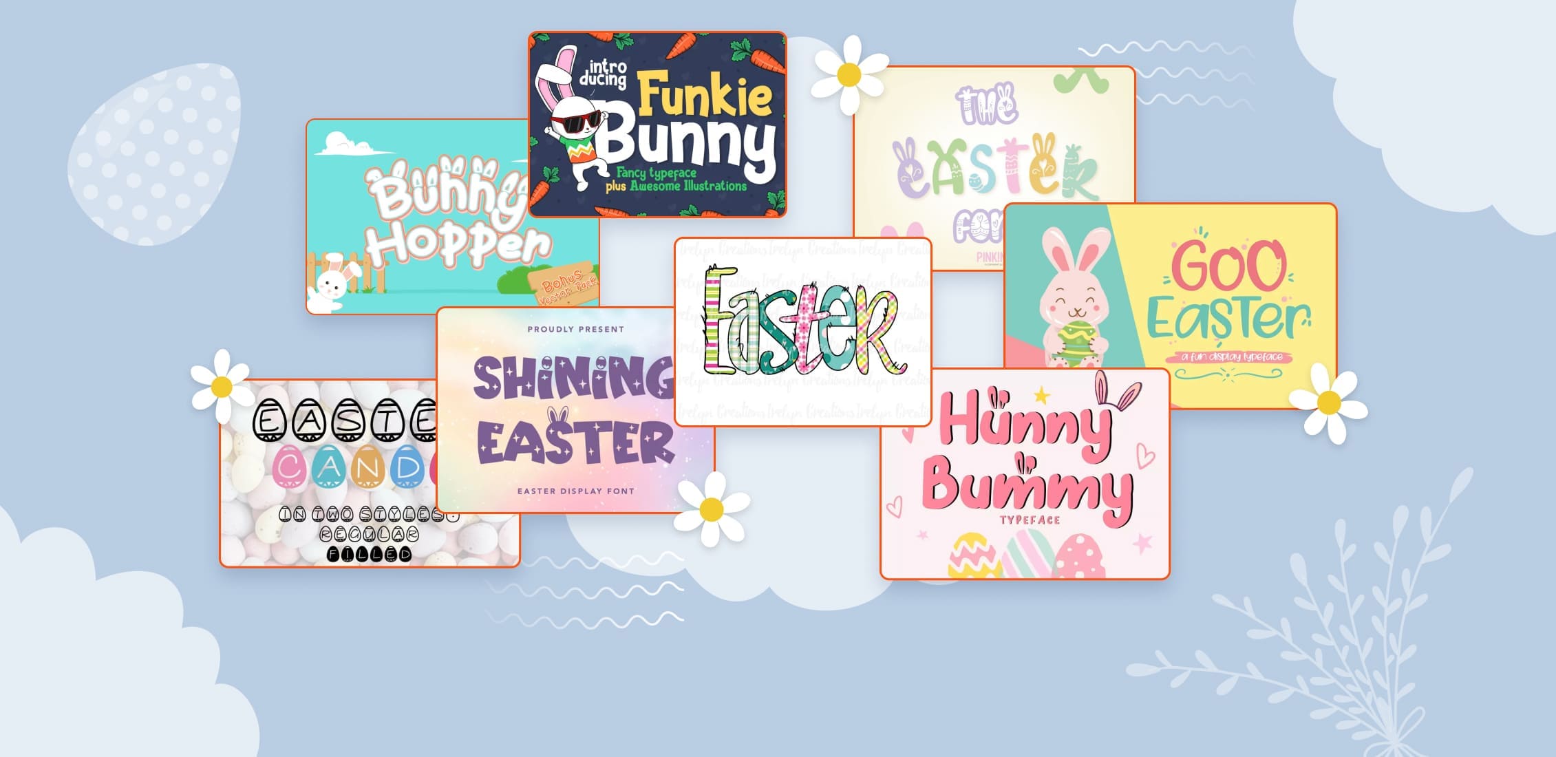 Best easter fonts free and premium masterbundles featured image.