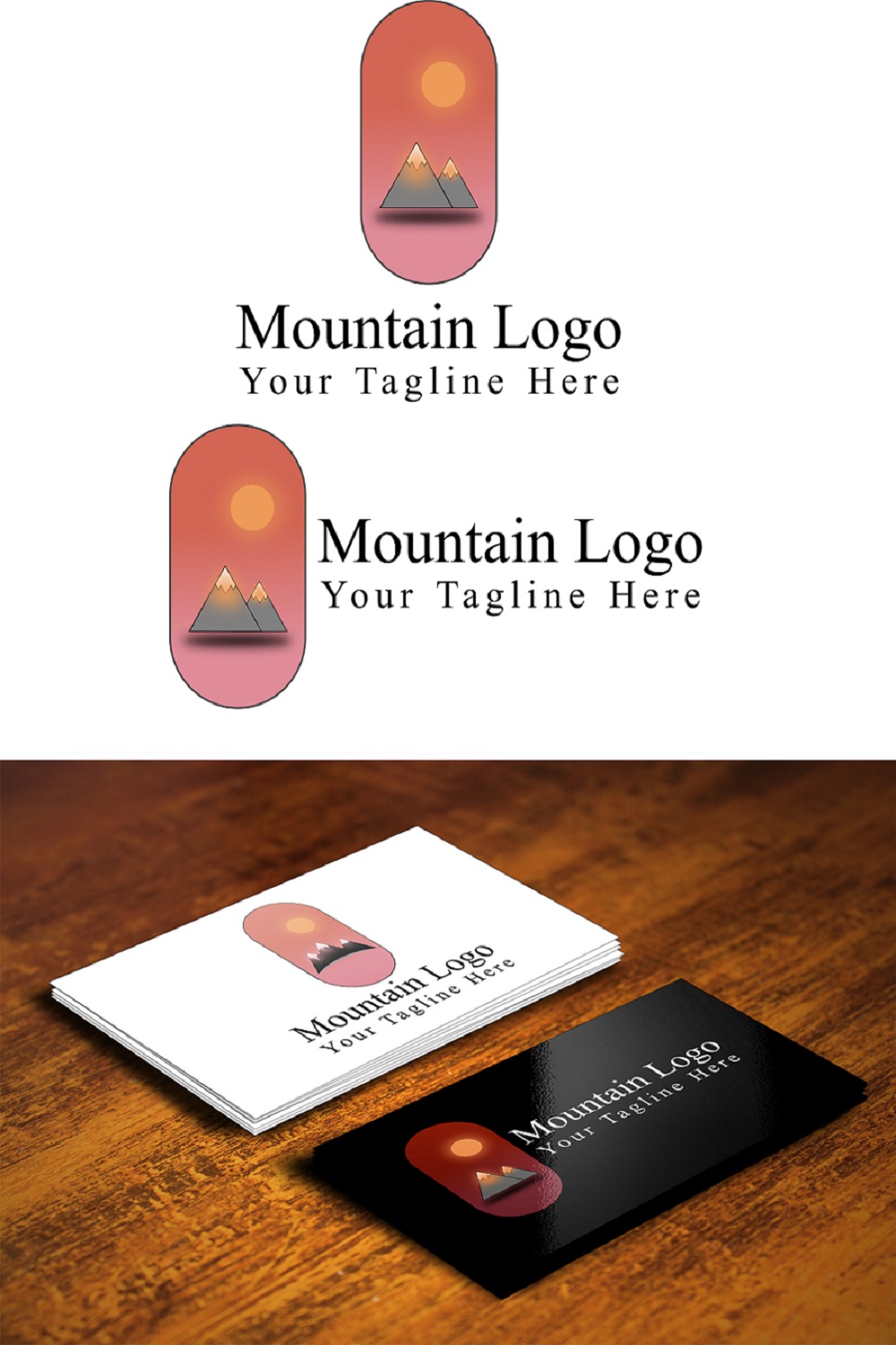 Business logos for the cards.