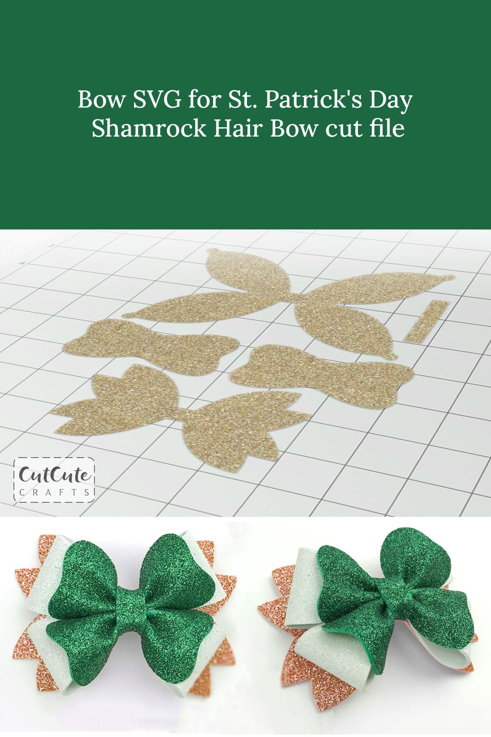 Cool green bow collection.