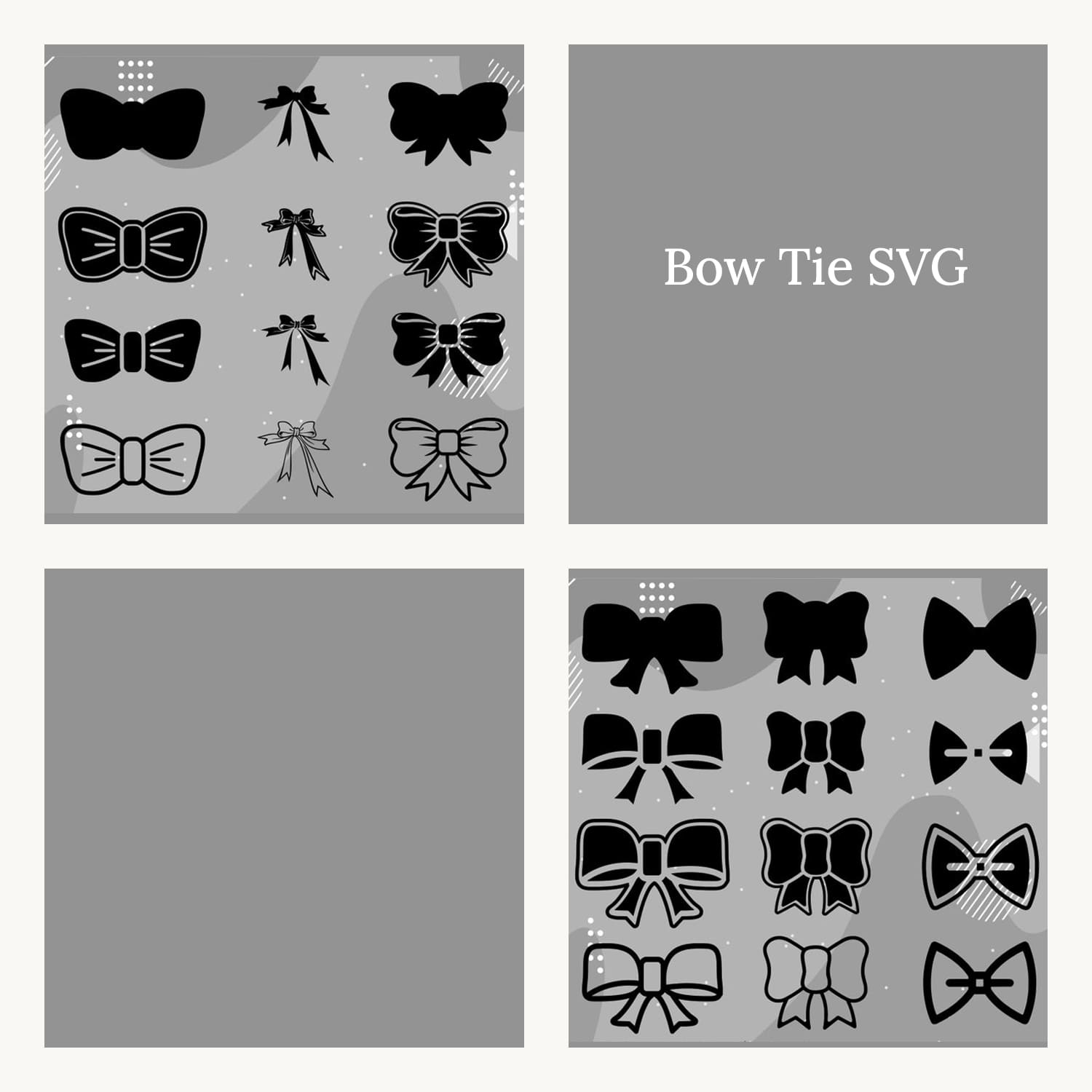 Bow Tie SVG cover.
