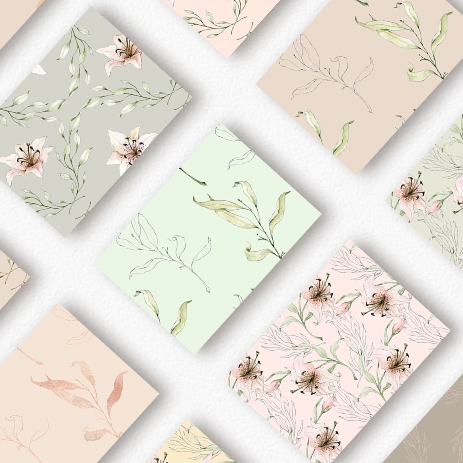 Diverse of floral patterns for your design.