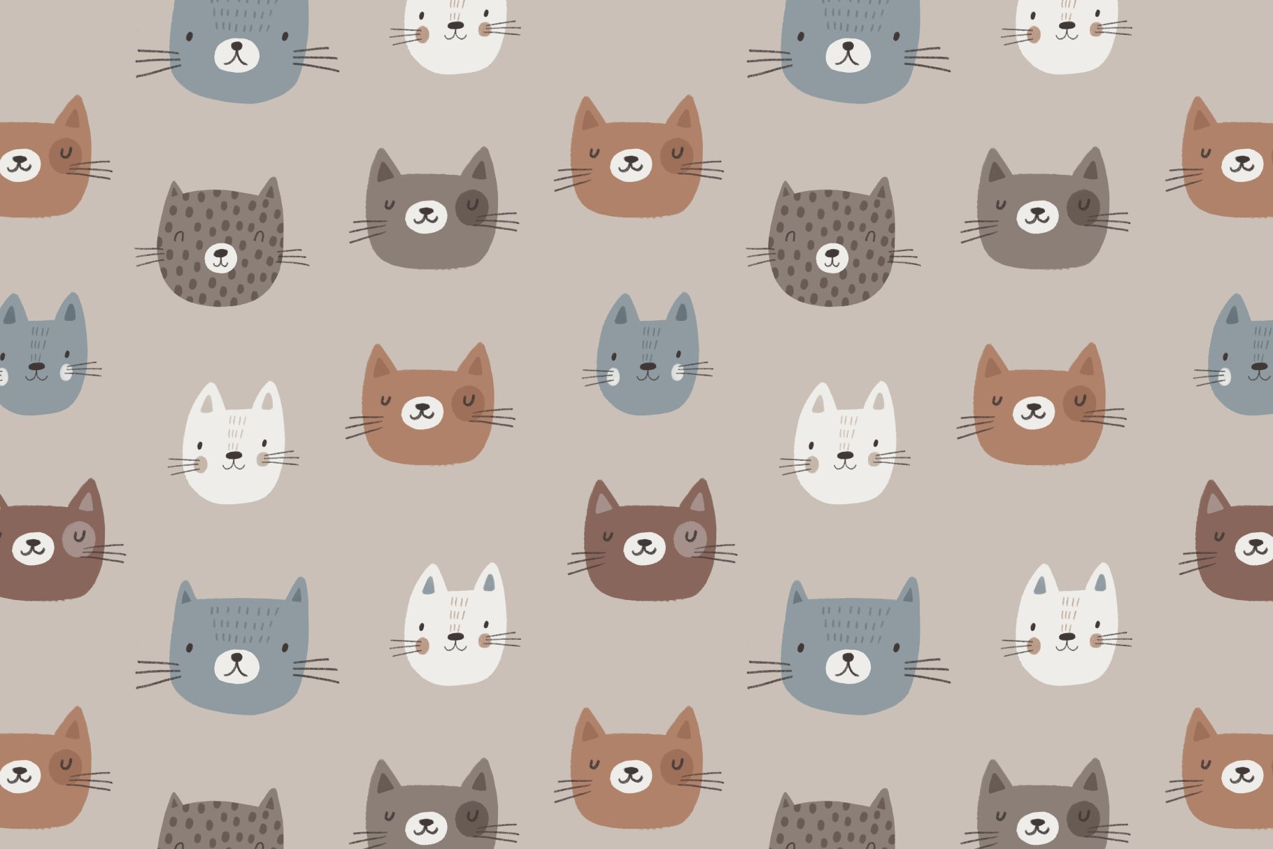 Pastel cats for your cute project.