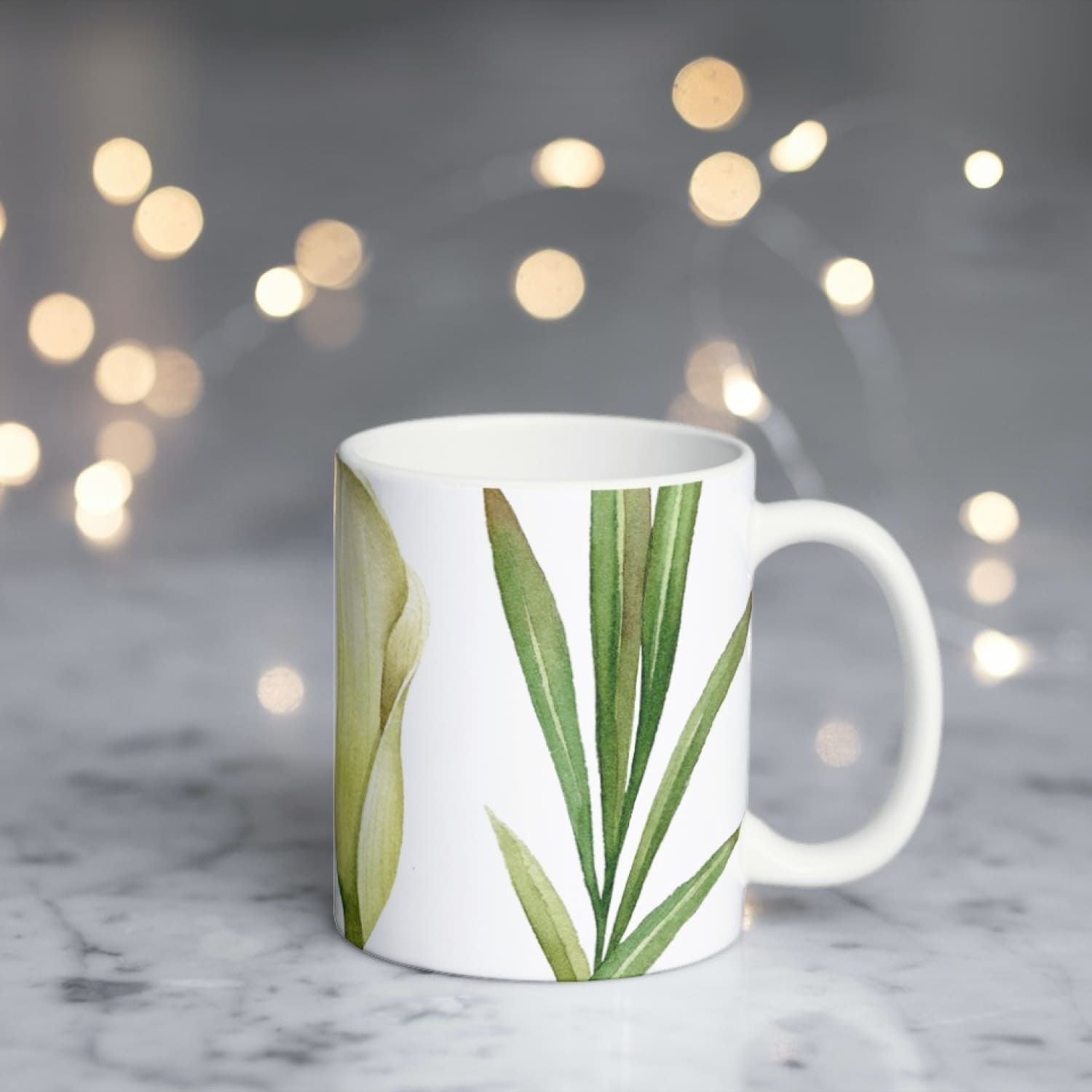 Cute calla lily elements for a cup.