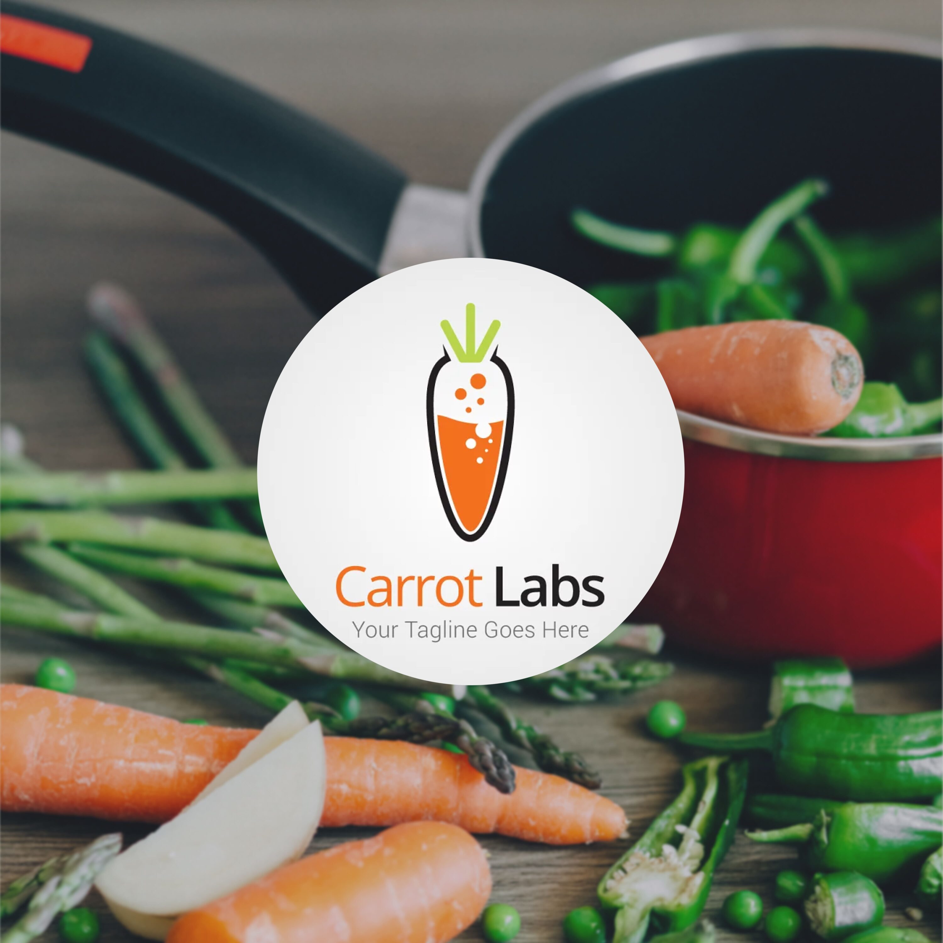 Carrot Labs Logo Template cover.