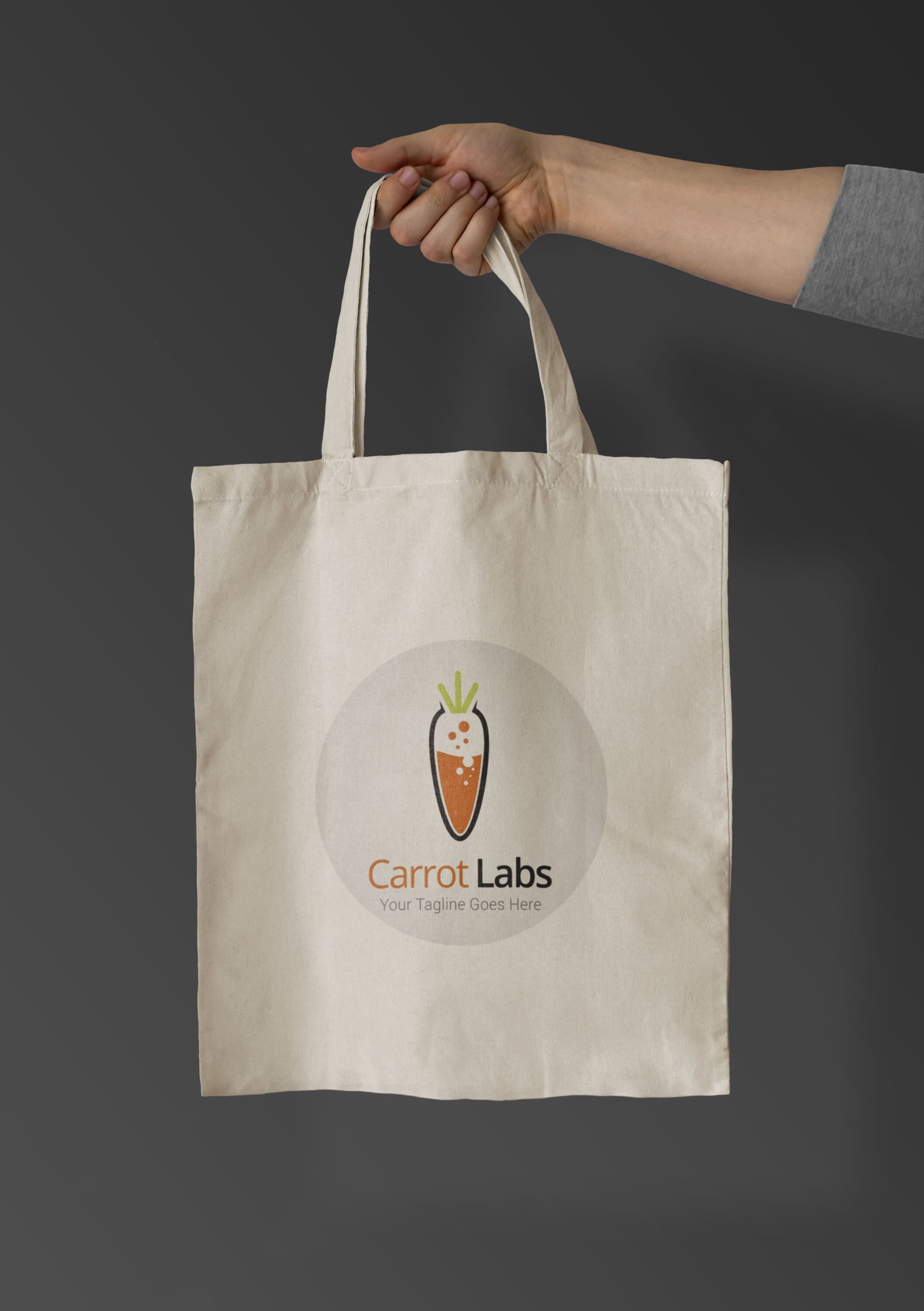 Carrot Labs Logo Template - eco bag.