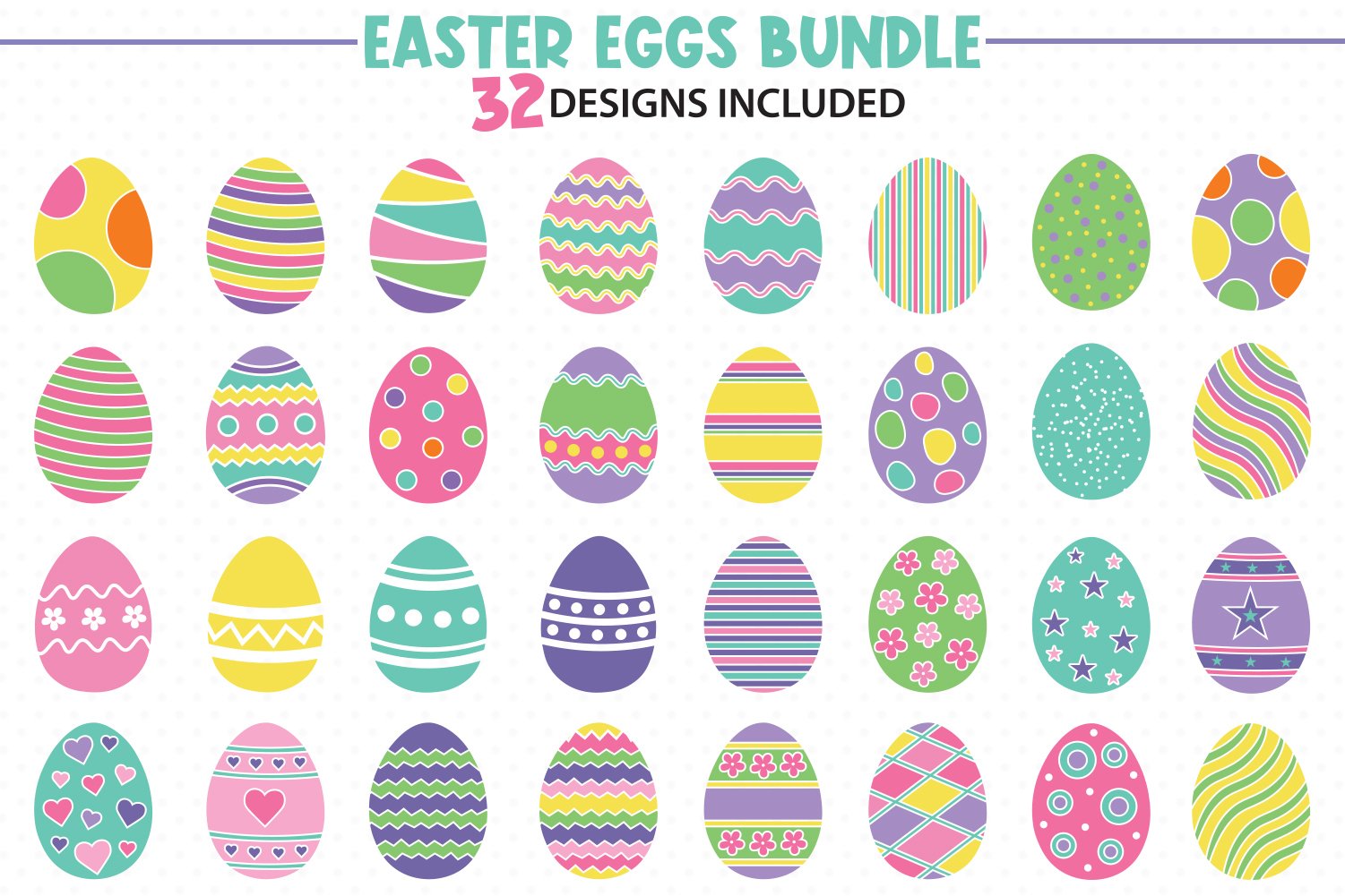 Easter eggs bundle.