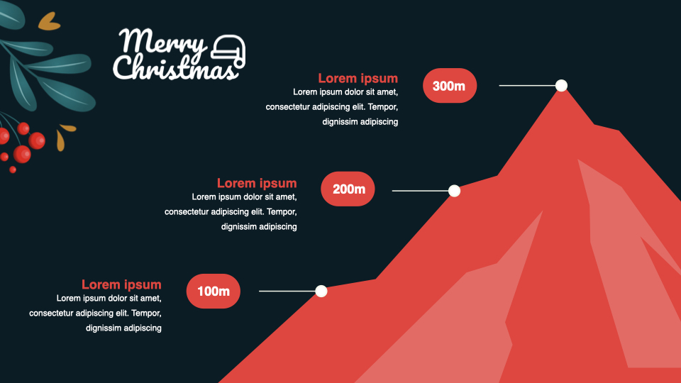 Mountain in infographic style.
