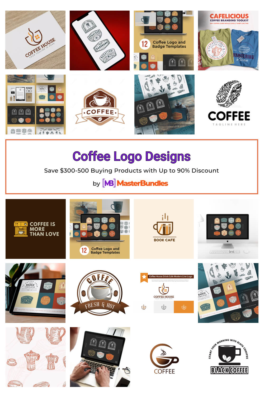 coffee logo designs pinterest image.