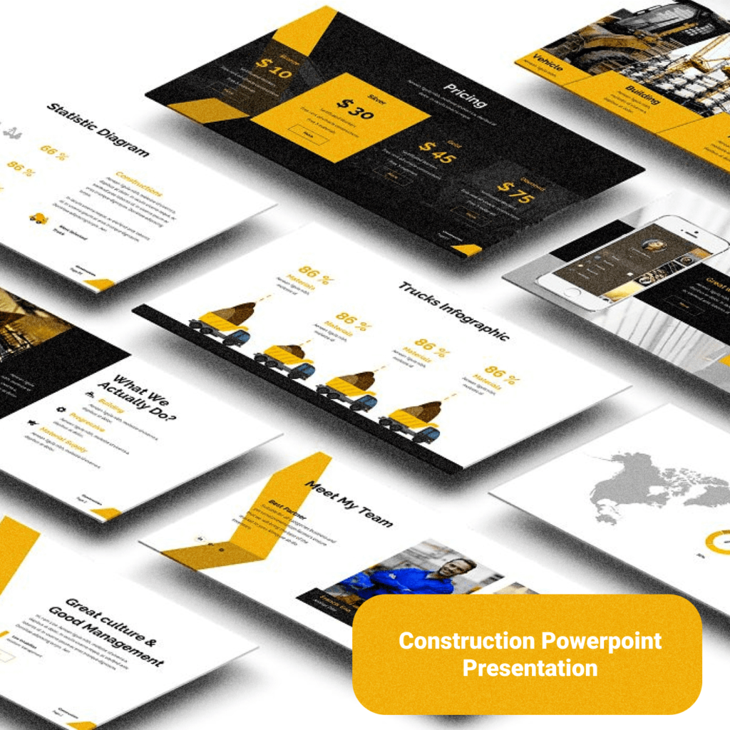 Construction Powerpoint Presentation – MasterBundles