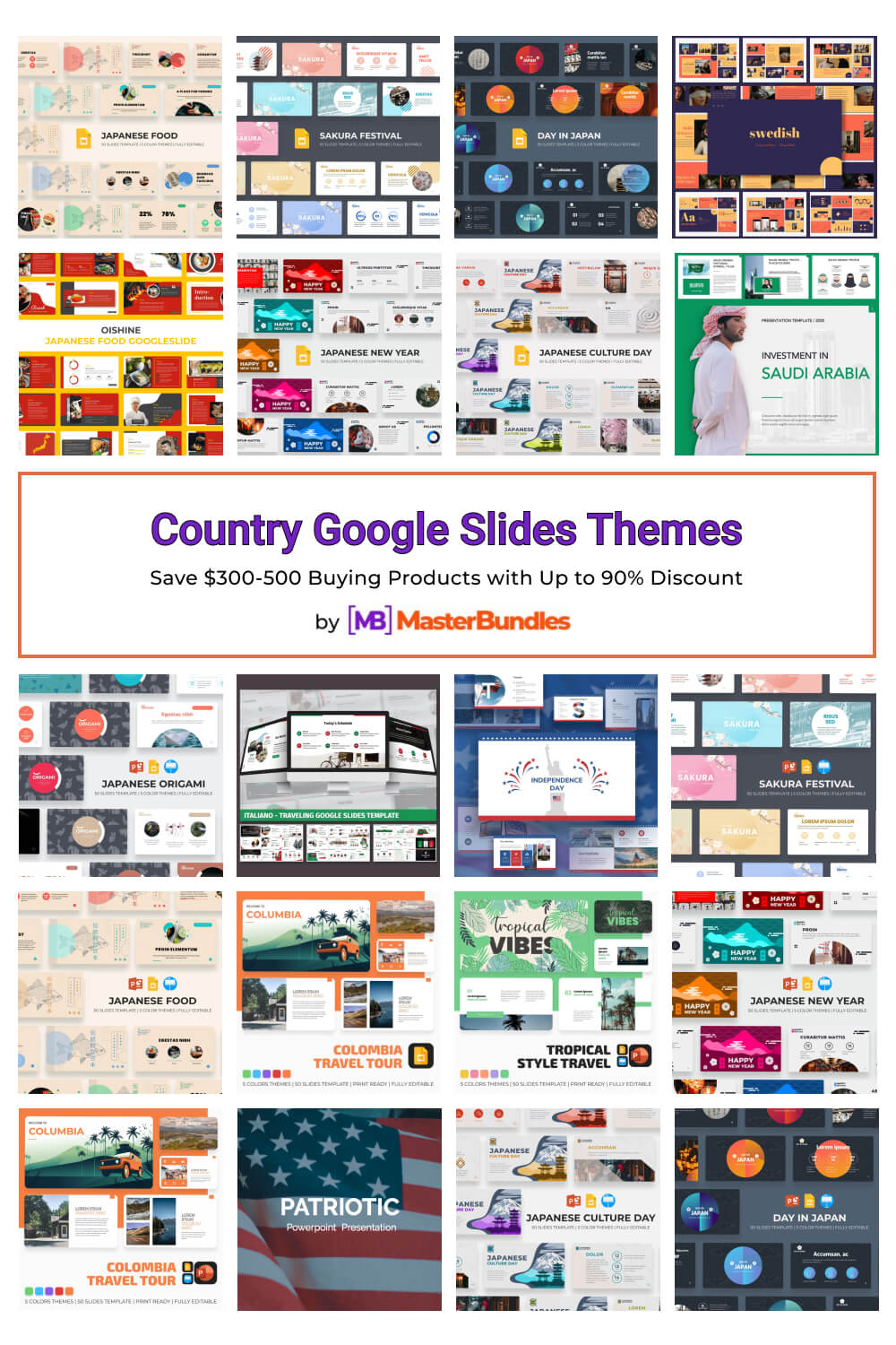 country google slides themes pinterest image.