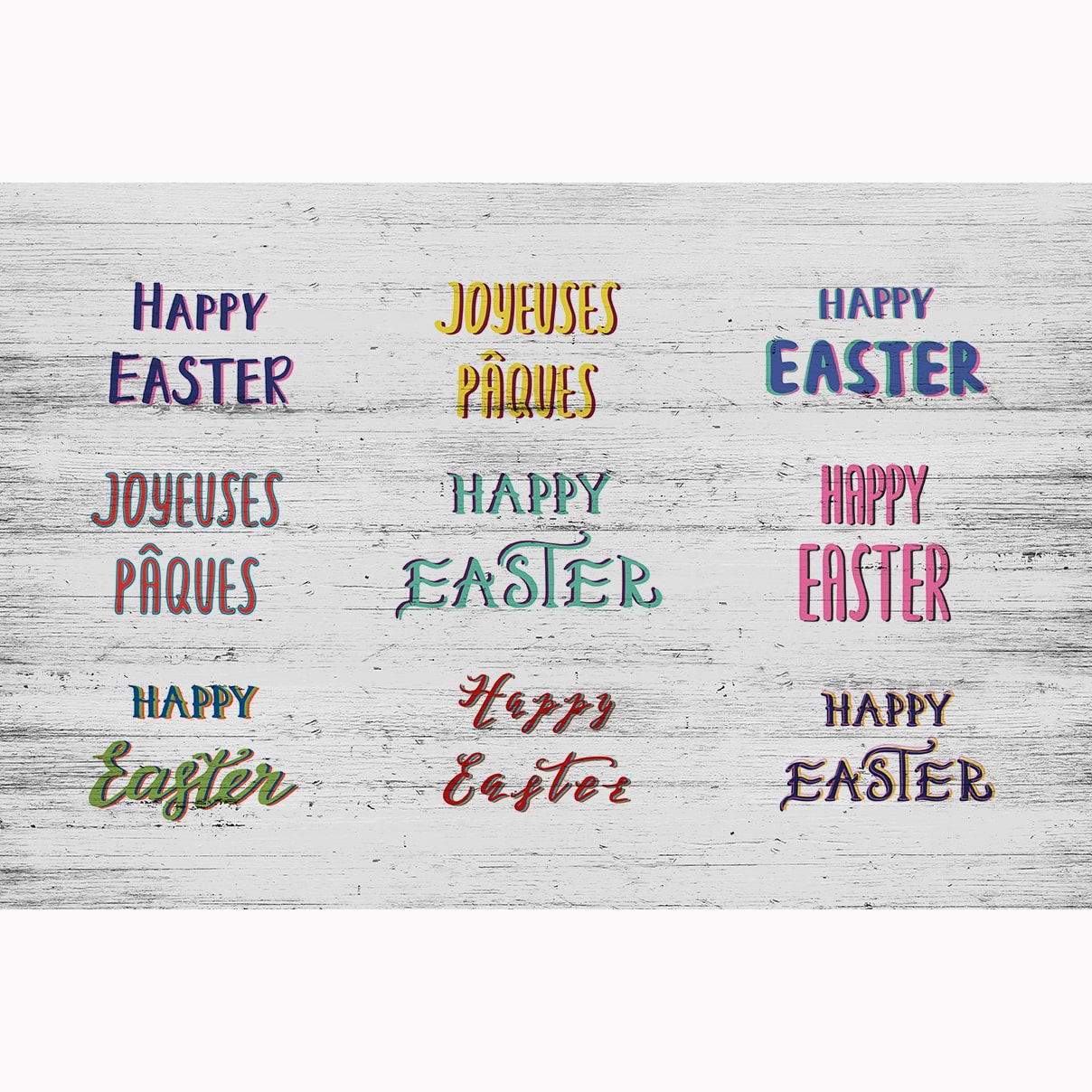 Easter lettering 