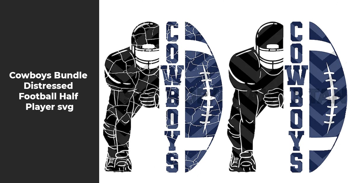 Cowboys Football Svg SVG Files for Cricut Grunge Distressed -   Denmark