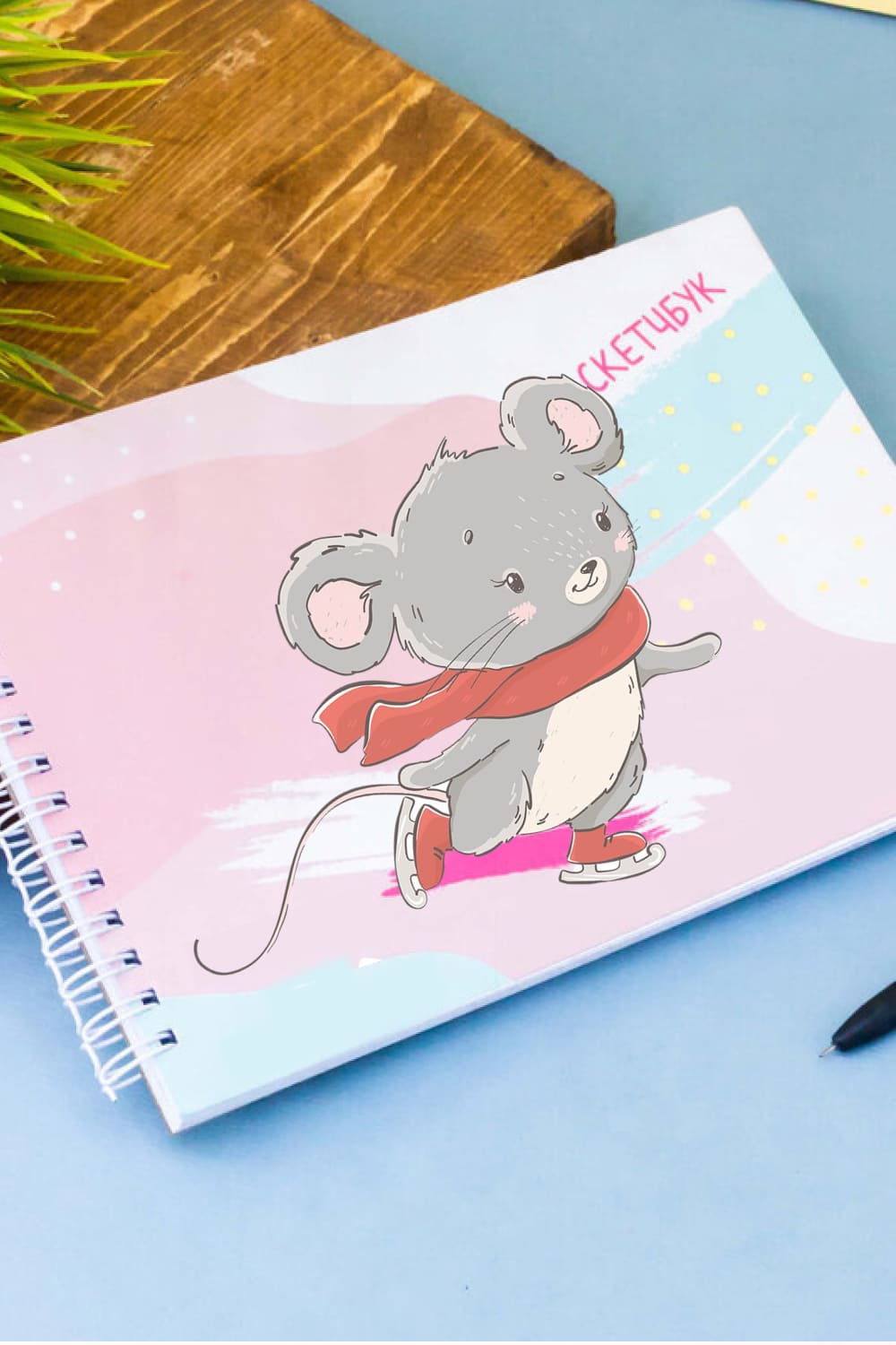 Cute illustrations will look great on your creative notes.