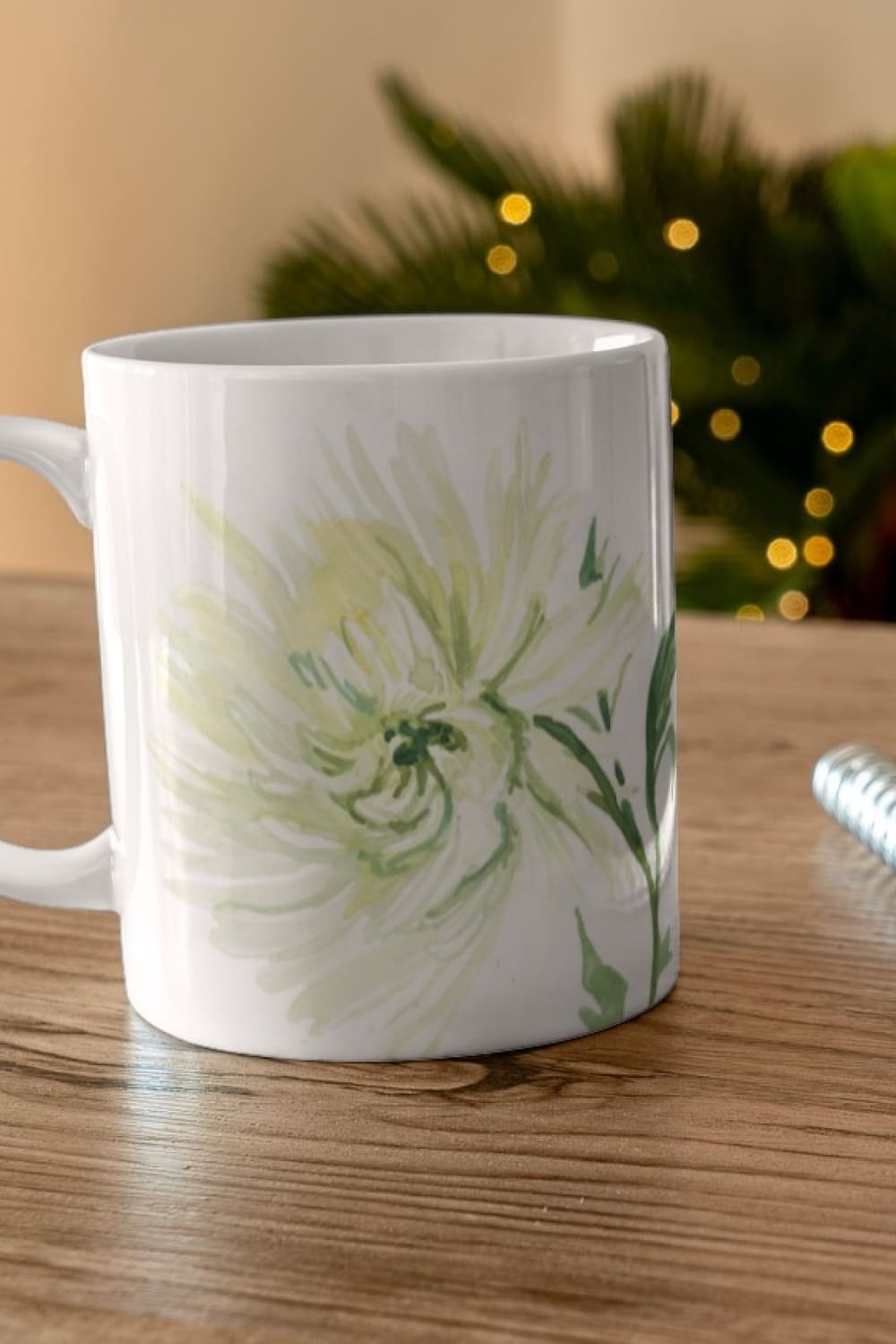Beautiful flowers for a cup.