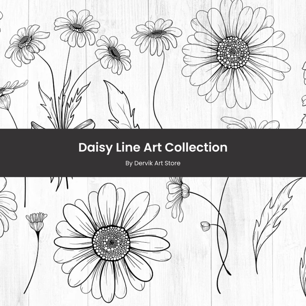 Wildflowers & Herbs SVG. Line art. 22 vector illustration - MasterBundles