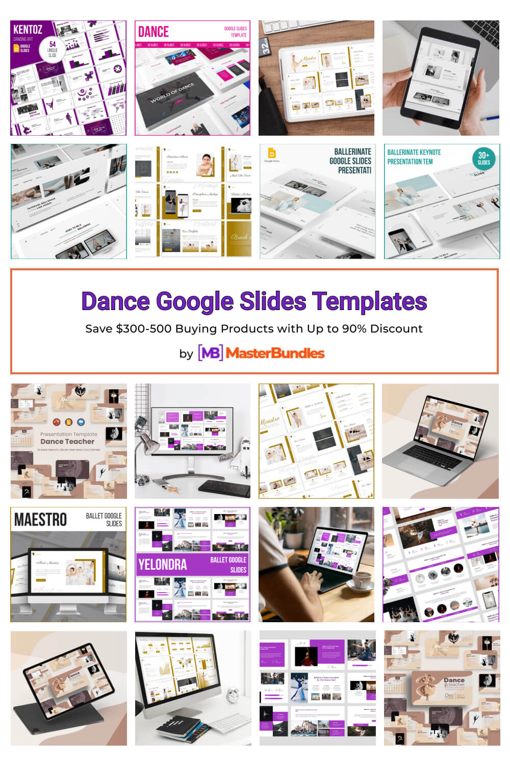 dance google slides templates pinterest image.