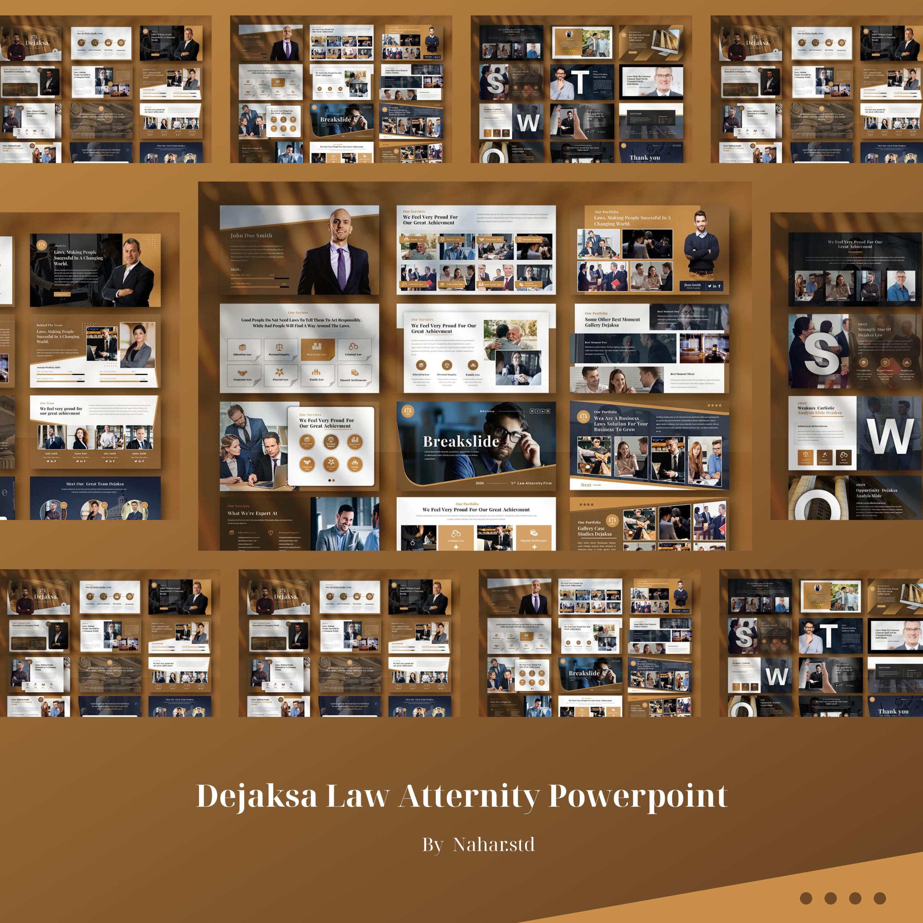 Dejaksa Law Atternity Powerpoint cover.