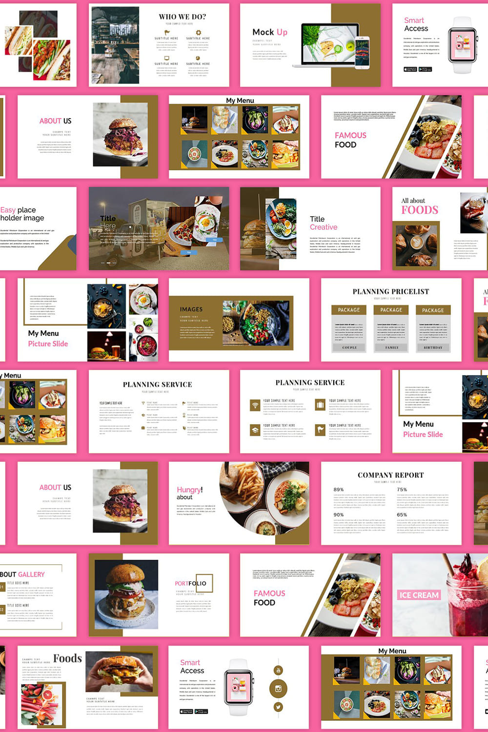 delicious food keynote template 01 1000h1500