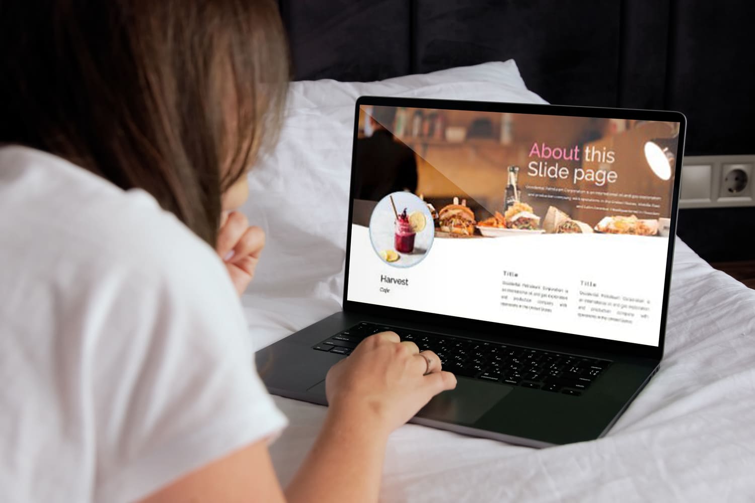 delicious food keynote template 3