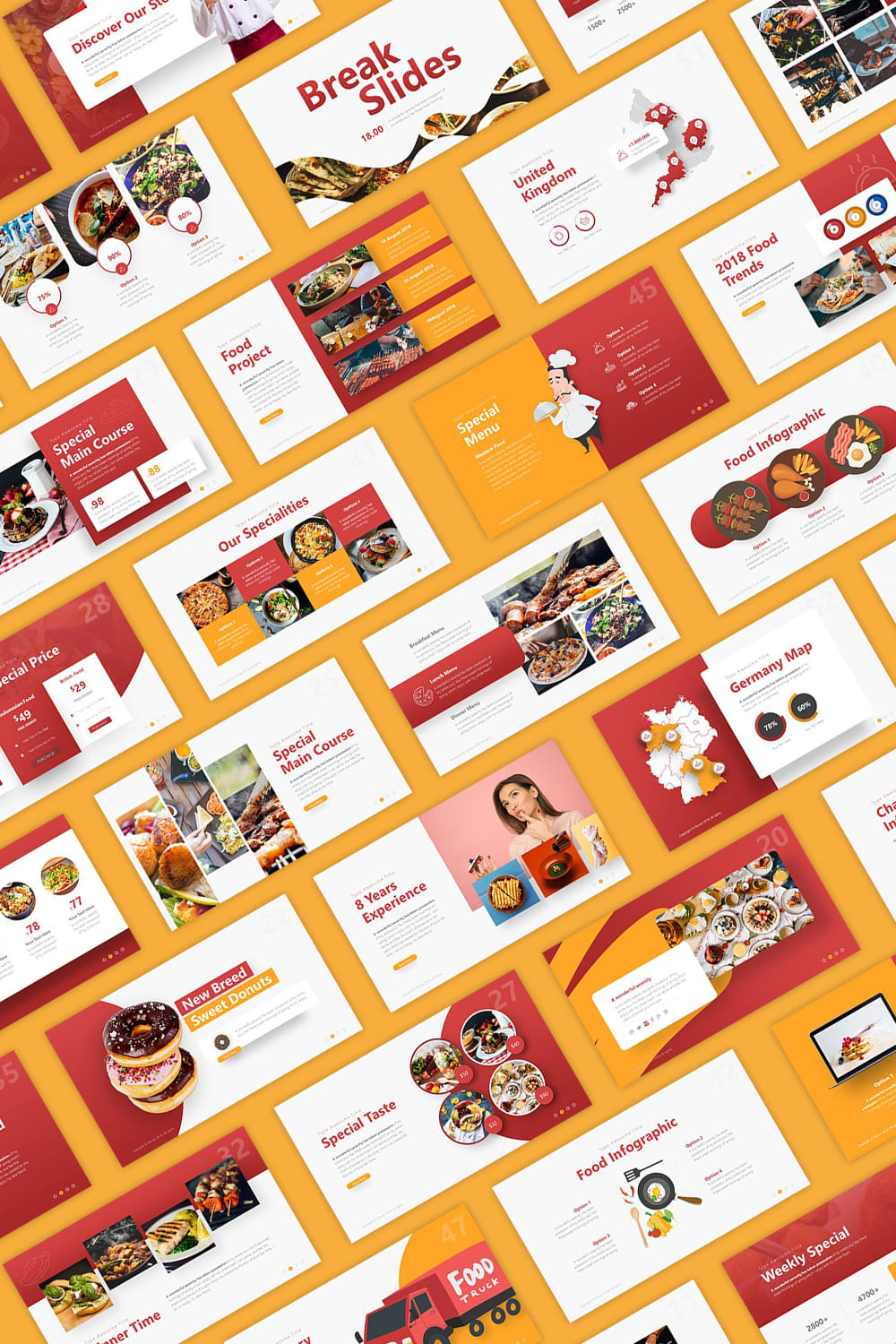 Use this template for your food brand.