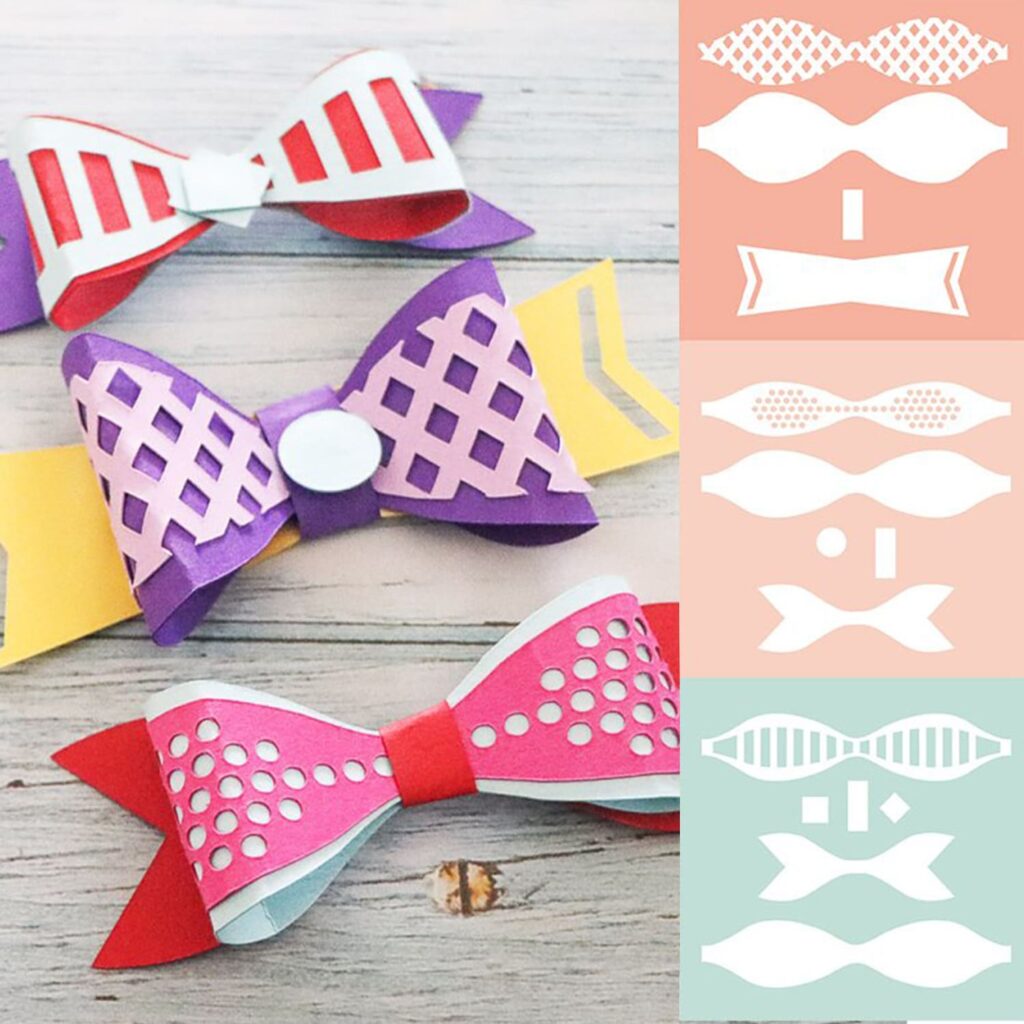DIY 3D Bows SVG Cut File DIY 3D Bow – MasterBundles