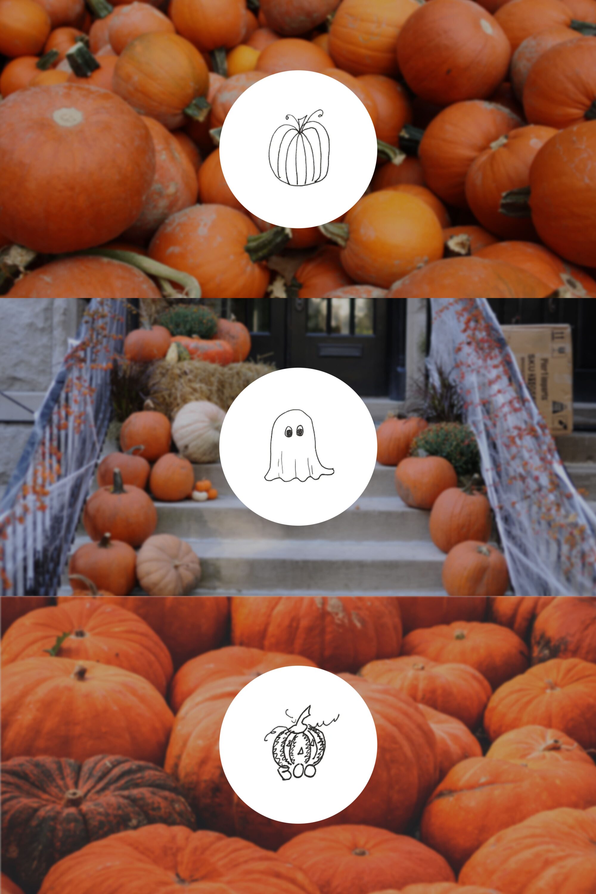 Creative illustration with Halloween elements.