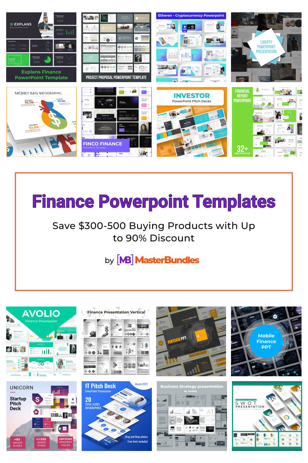 finance powerpoint templates pinterest image.