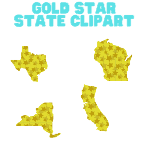 floral state clipart 4