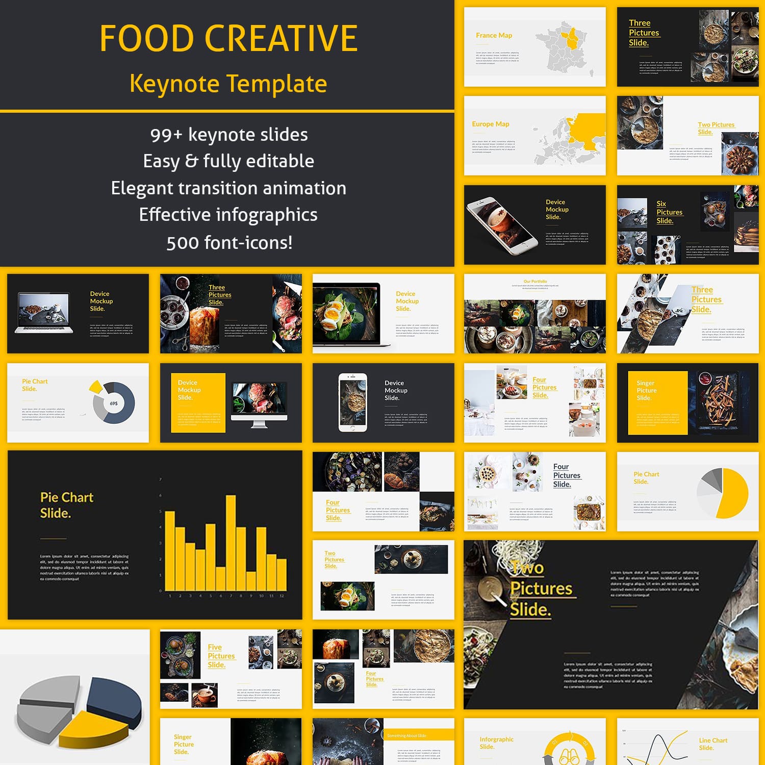 Food Creative Keynote Template.