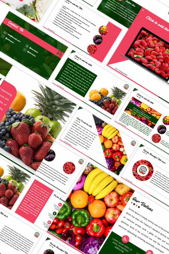 [PPTX] Food PowerPoint Presentation – MasterBundles