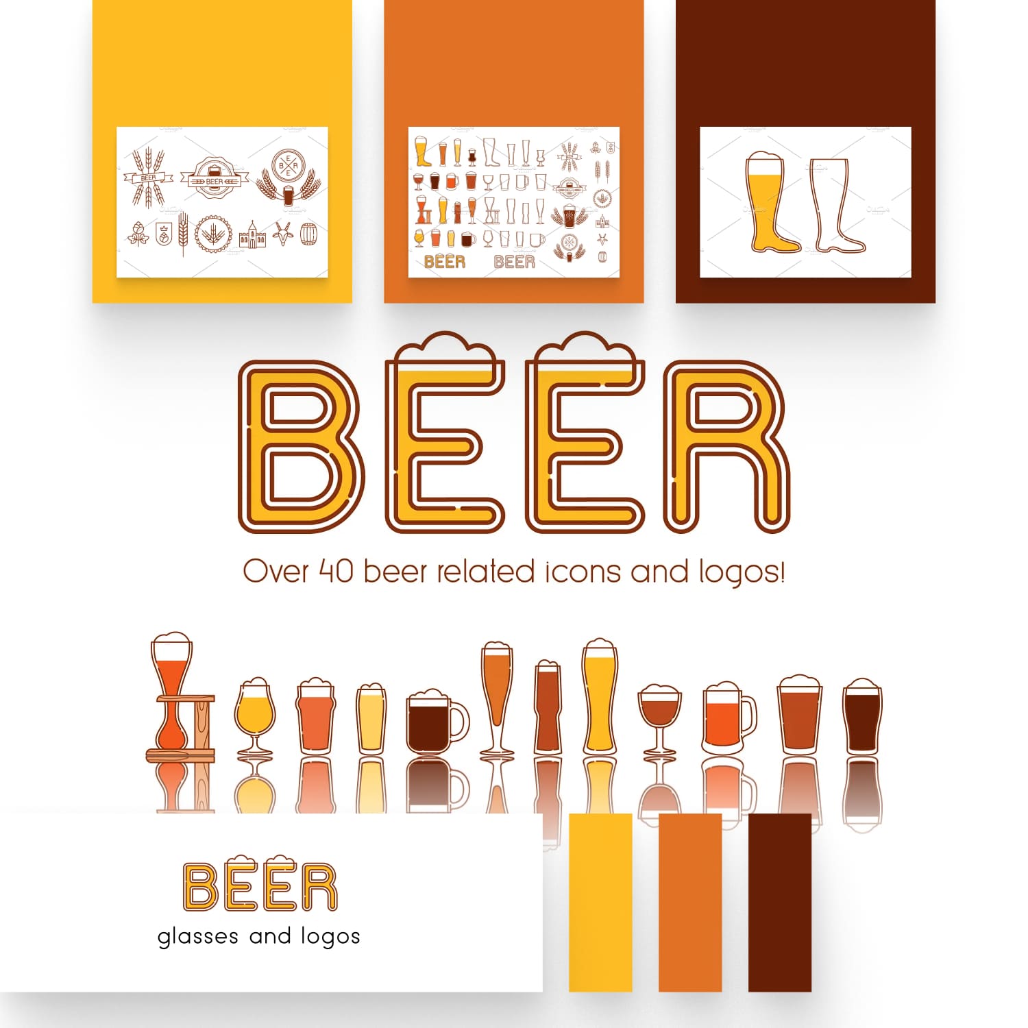 Beers, glasses and logos vol.2.
