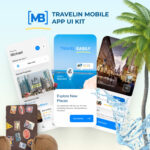 Traveling Mobile App UI KIT.