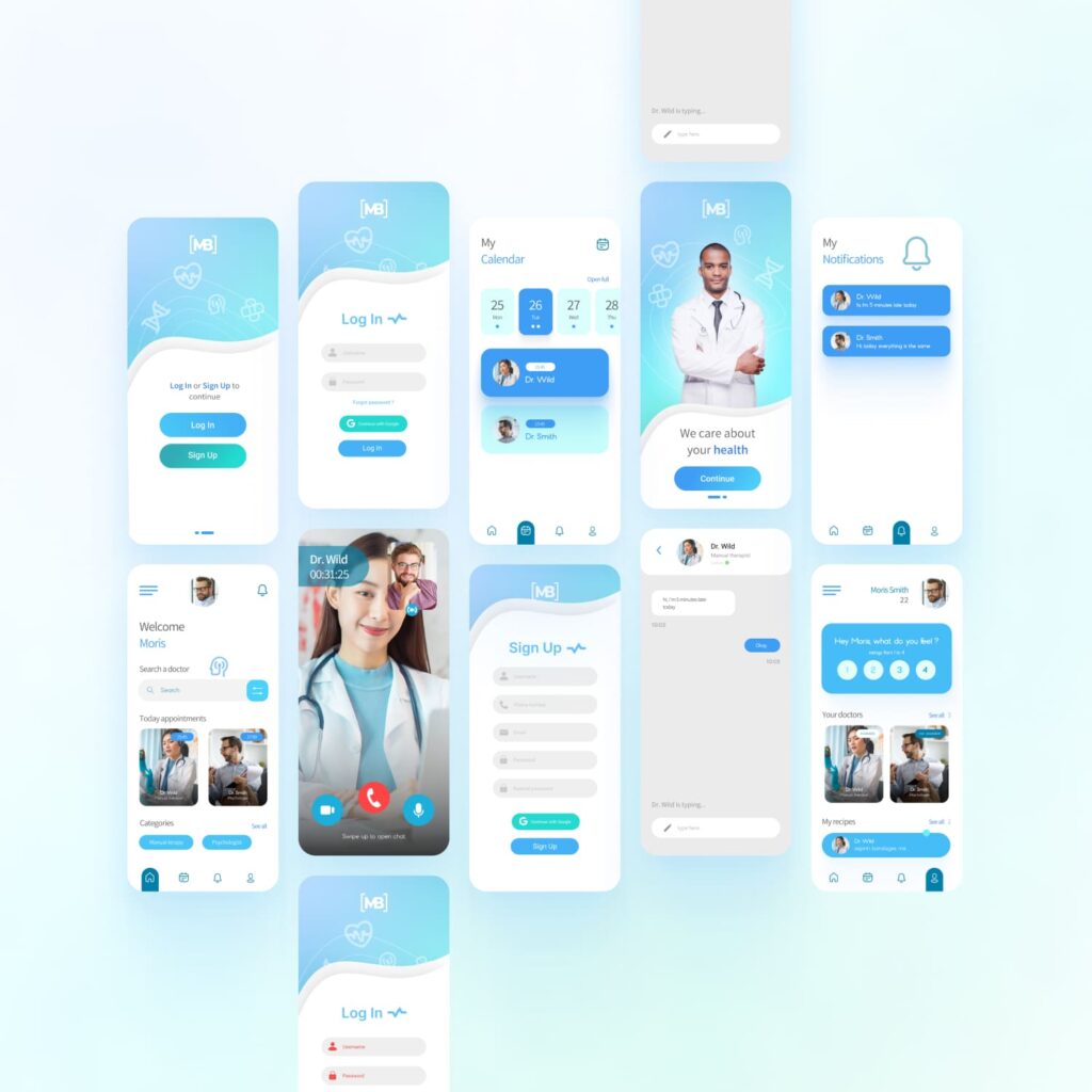 Medicine App Ui Kit Masterbundles