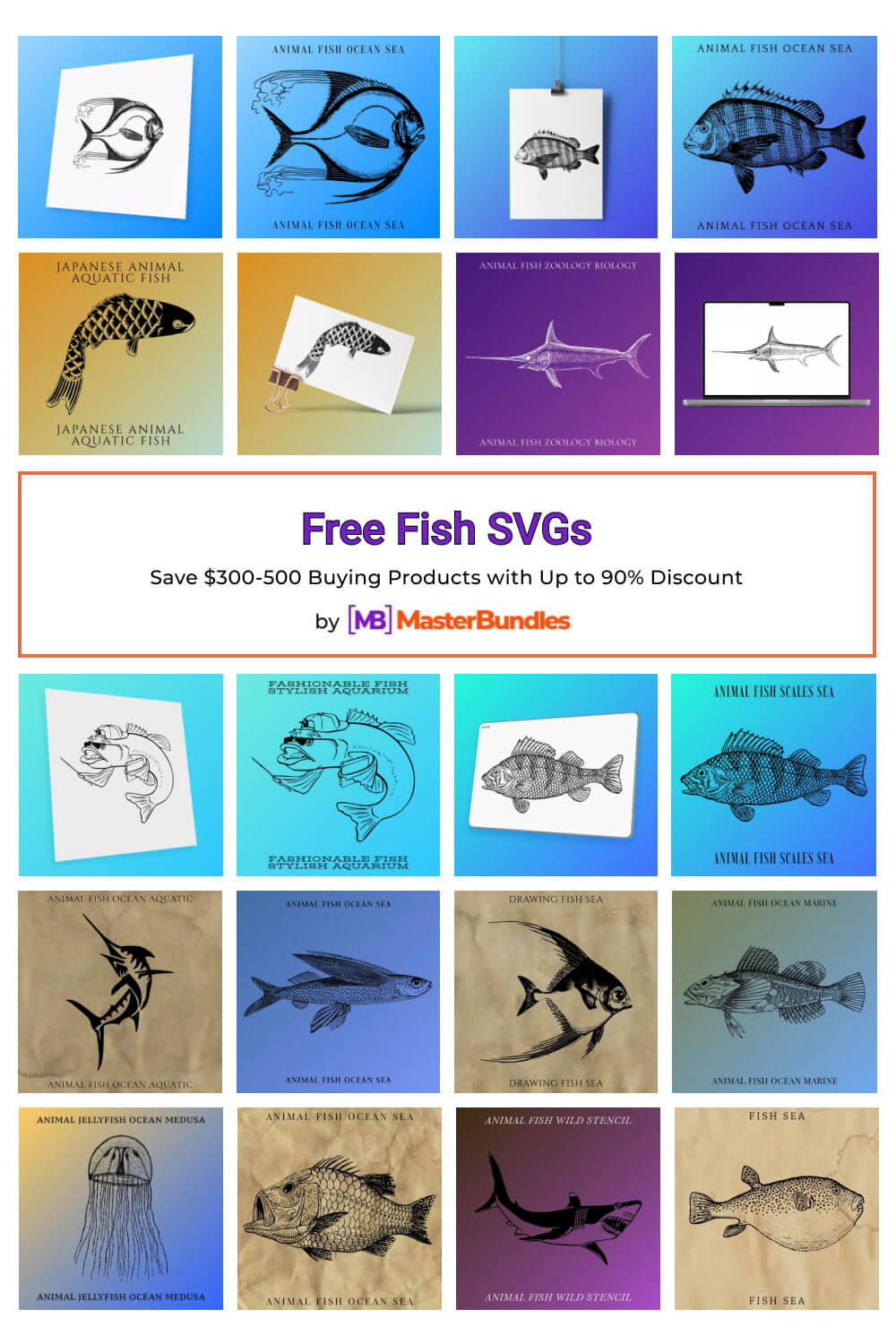 free fish svgs pinterest image.