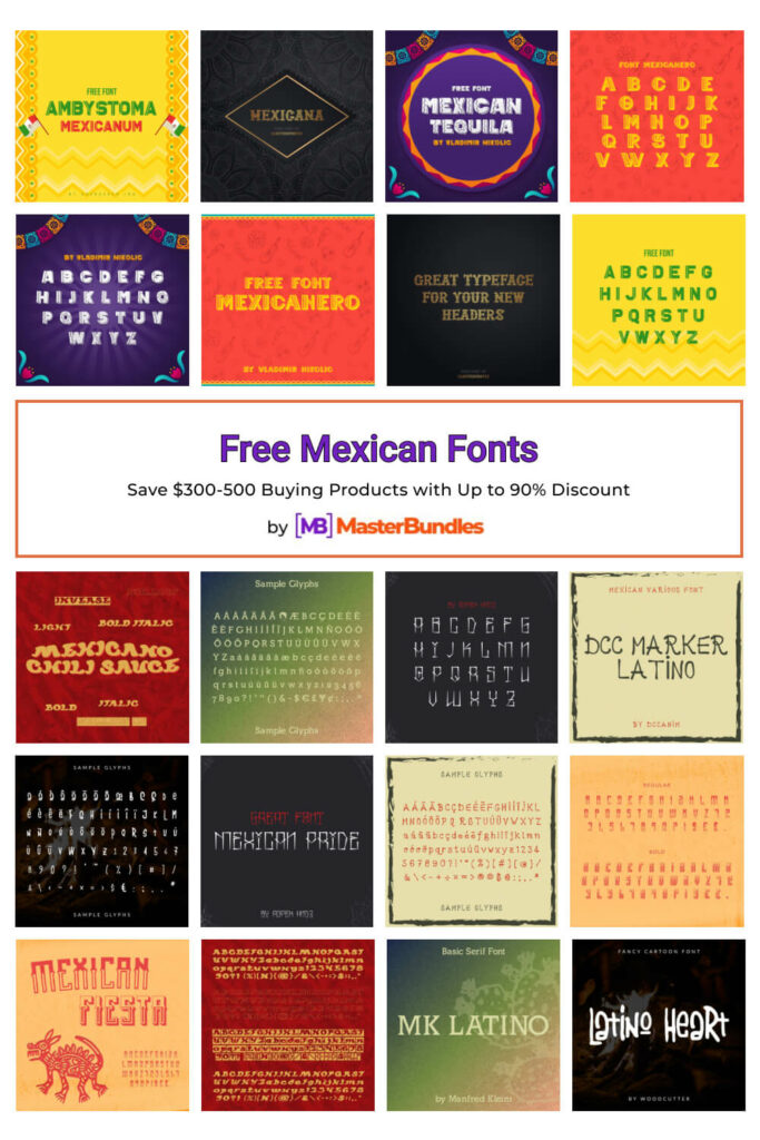 11+ Free Mexican Fonts 2024 - MasterBundles