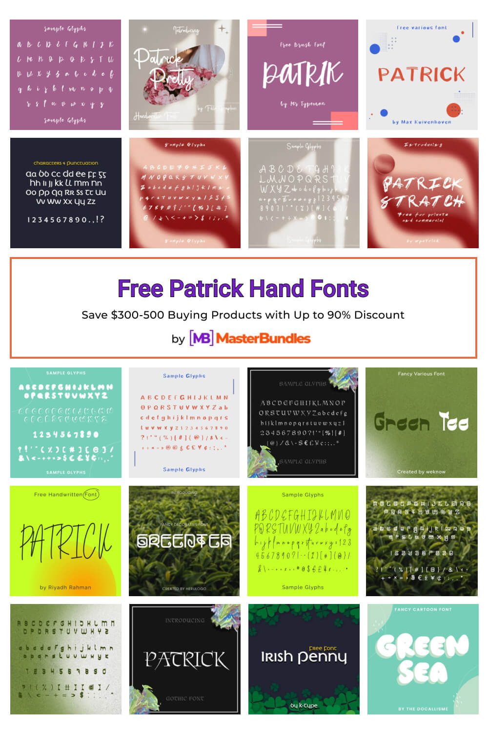 free patrick hand fonts pinterest image.