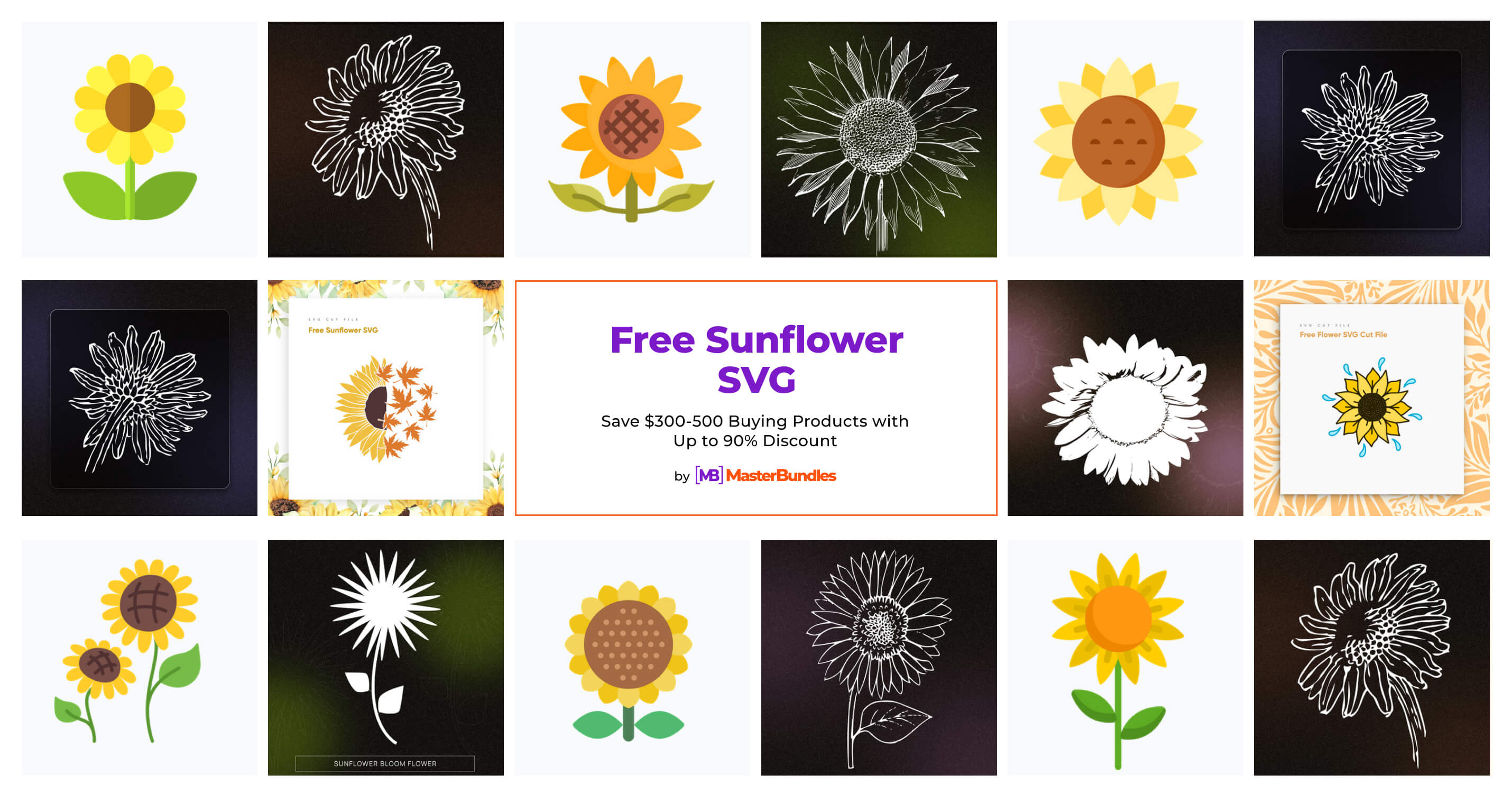 9 Free Sunflower SVGs For 2024 MasterBundles   Free Sunflower Svg 