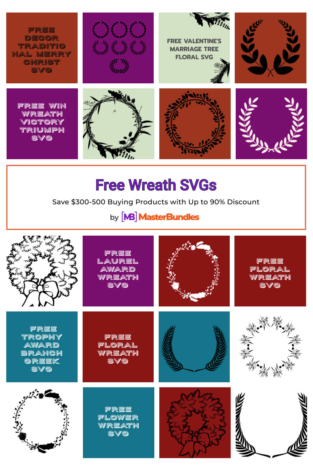 free wreath svgs pinterest image.