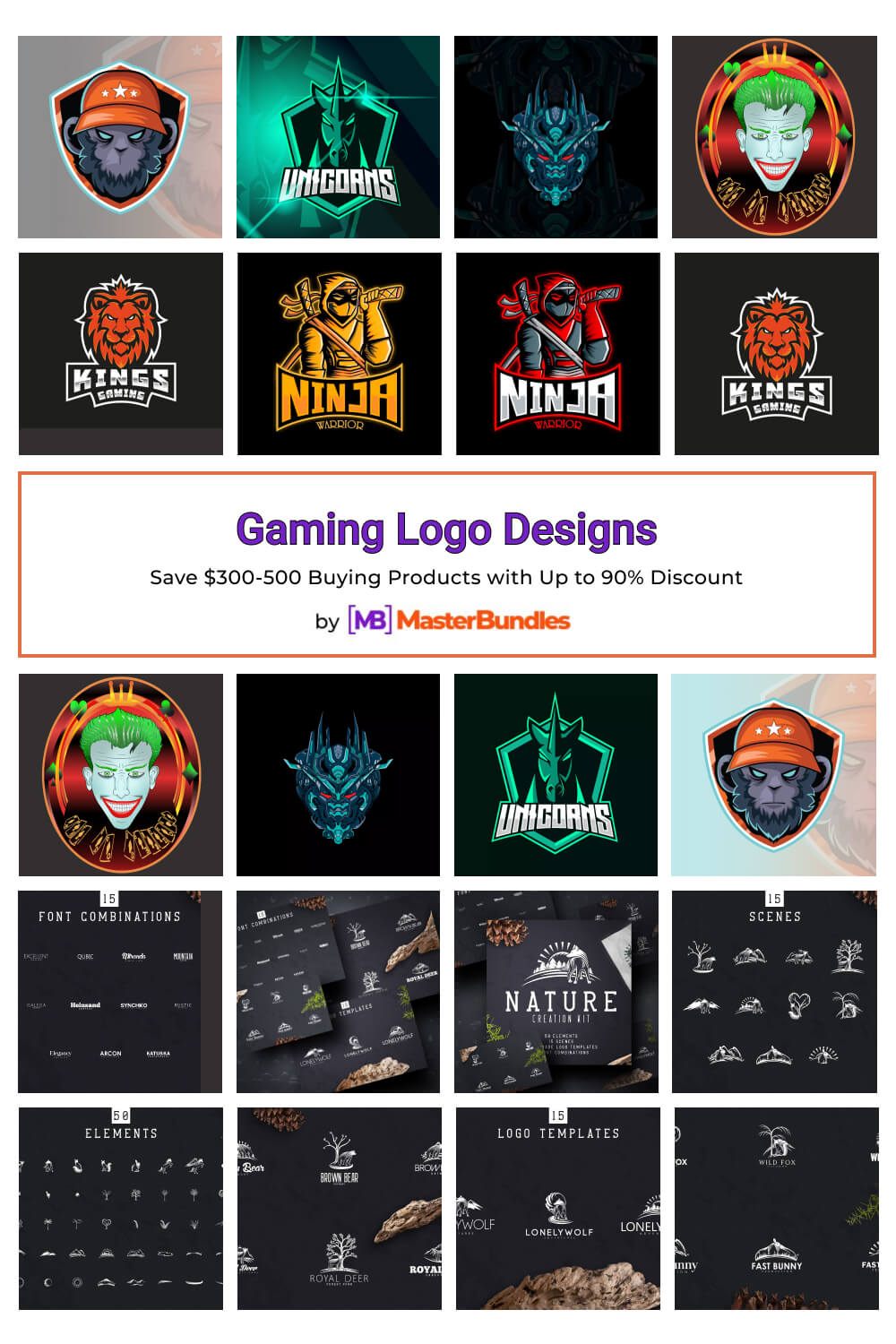 30+ Gaming Logo Templates - Design Hub