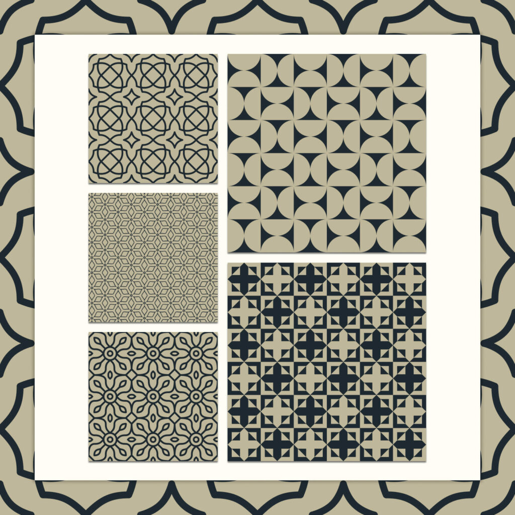 Geometric Seamless Patterns V1 – MasterBundles