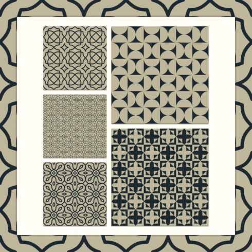 Geometric Seamless Patterns V1 – MasterBundles