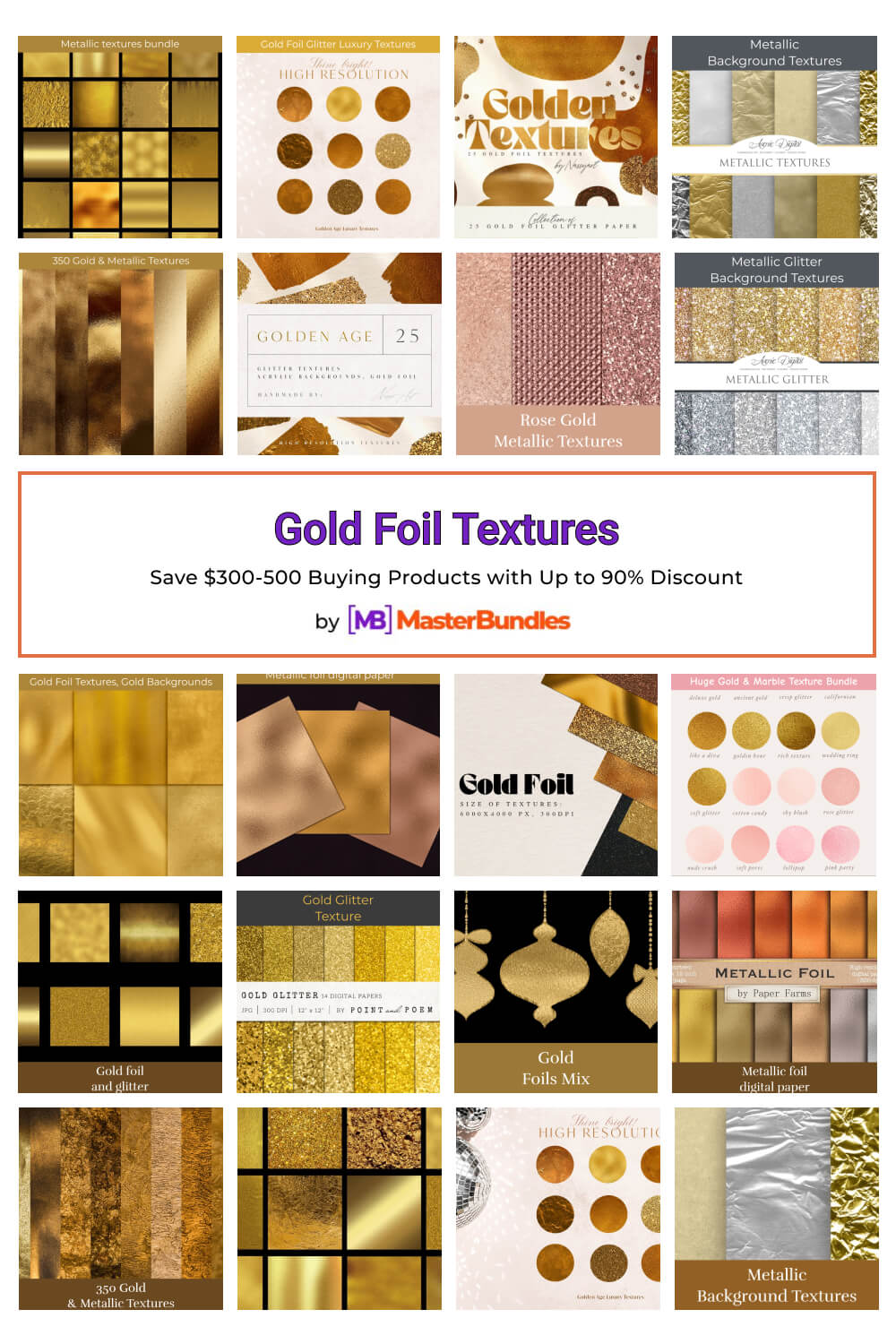 gold foil textures pinterest image.