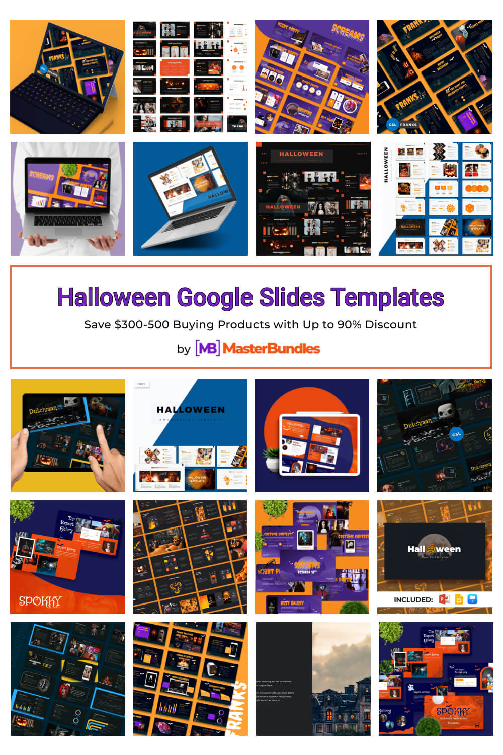 halloween google slides templates pinterest image.