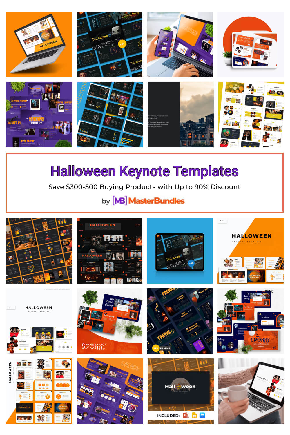 halloween keynote templates pinterest image.